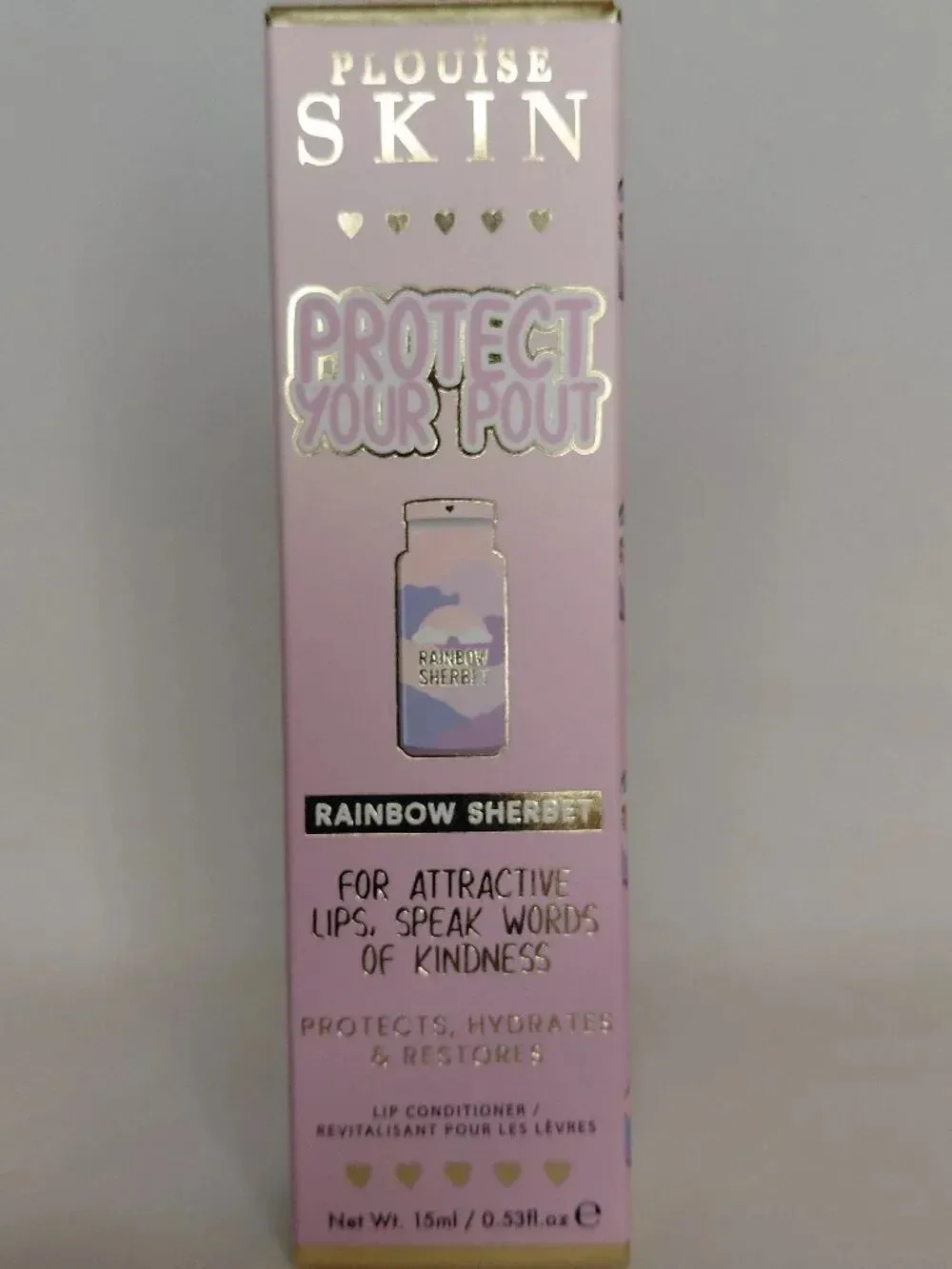 P.Louise - Glitter Protect Your Pout Lip Conditioner - Rainbow Sherbet